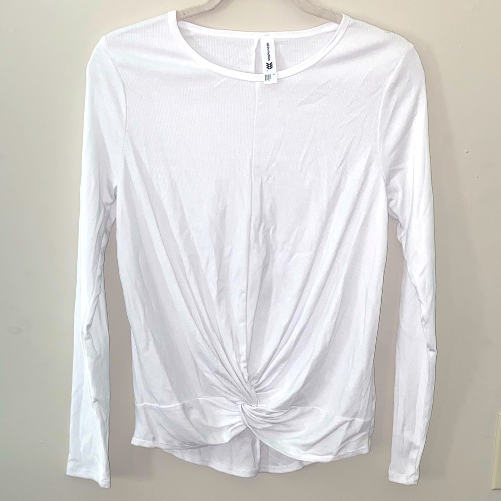 L white athletic top from All in Motion
